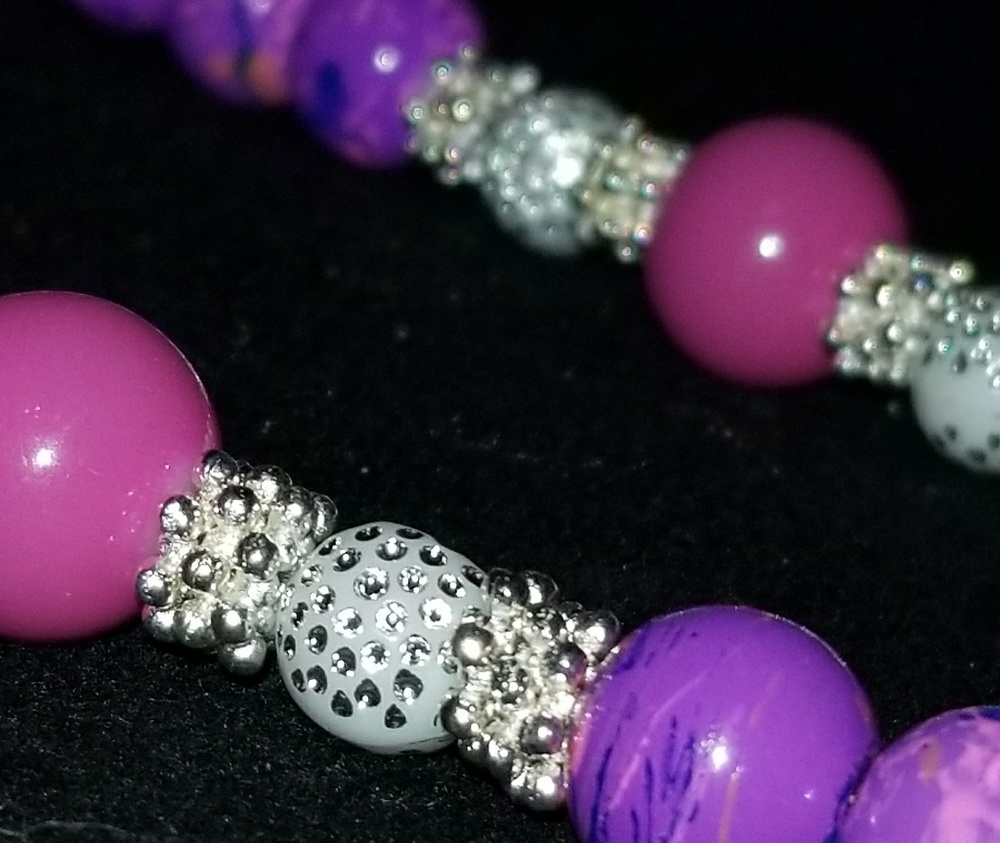 Purple & Pink Rosario